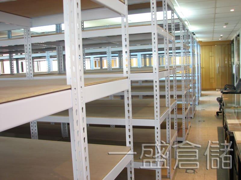 Square-Hole Boltless Shelving