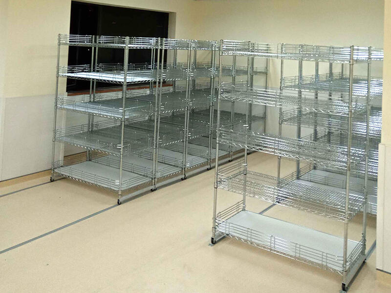 Chrome Wire Shelving