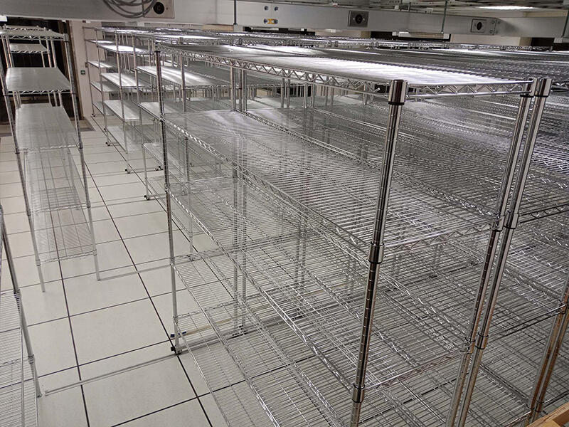 Chrome Wire Shelving